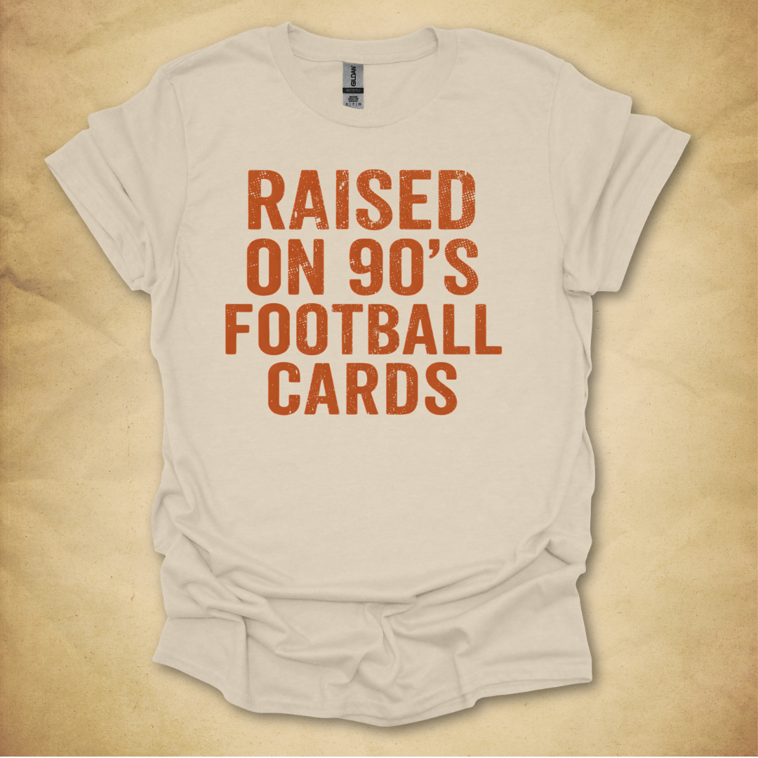 Raised on 90s Football Cards T-Shirt