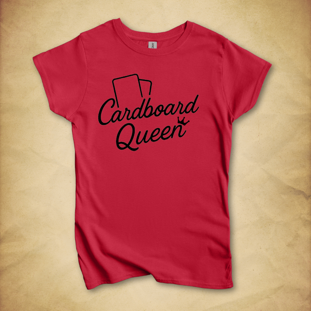 Cardboard Queen Script T-Shirt - Womens Fit