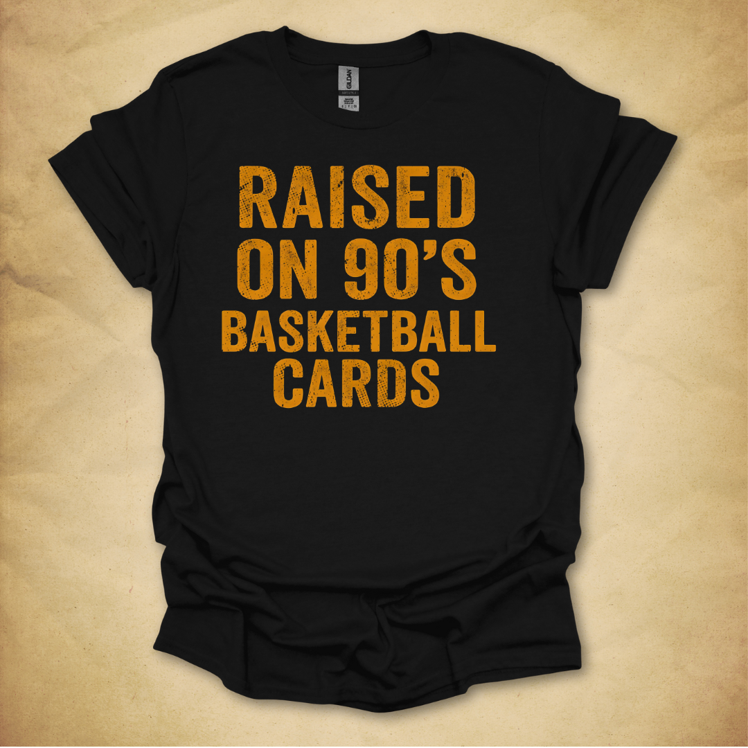 Raised on 90s Basketball Cards T-Shirt