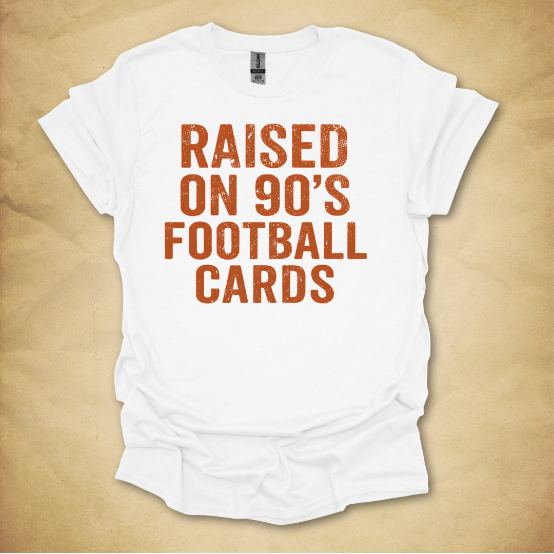 Raised on 90s Football Cards T-Shirt