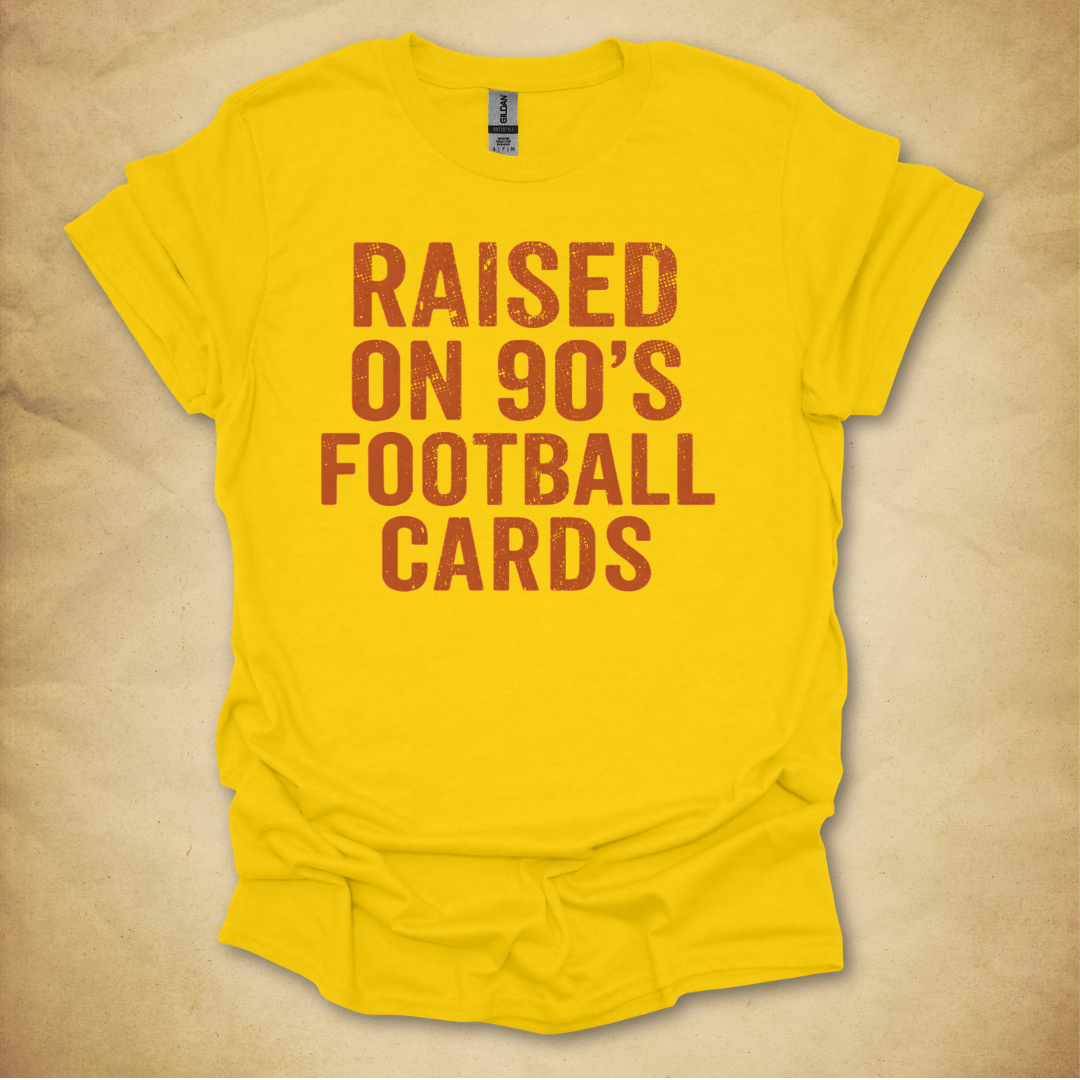 Raised on 90s Football Cards T-Shirt