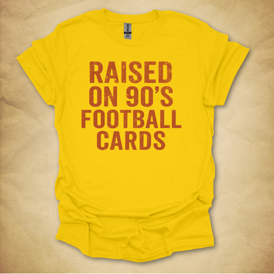 Raised on 90s Football Cards T-Shirt