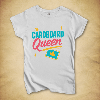 Cardboard Queen Pop Style T-shirt - Women's Fit