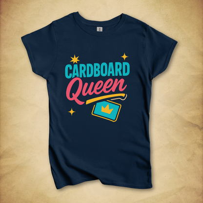 Cardboard Queen Pop Style T-shirt - Women's Fit