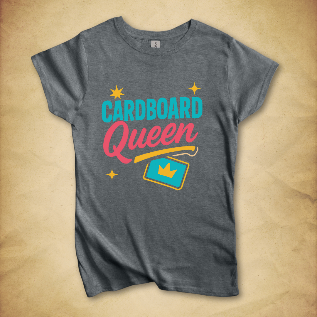 Cardboard Queen Pop Style T-shirt - Women's Fit