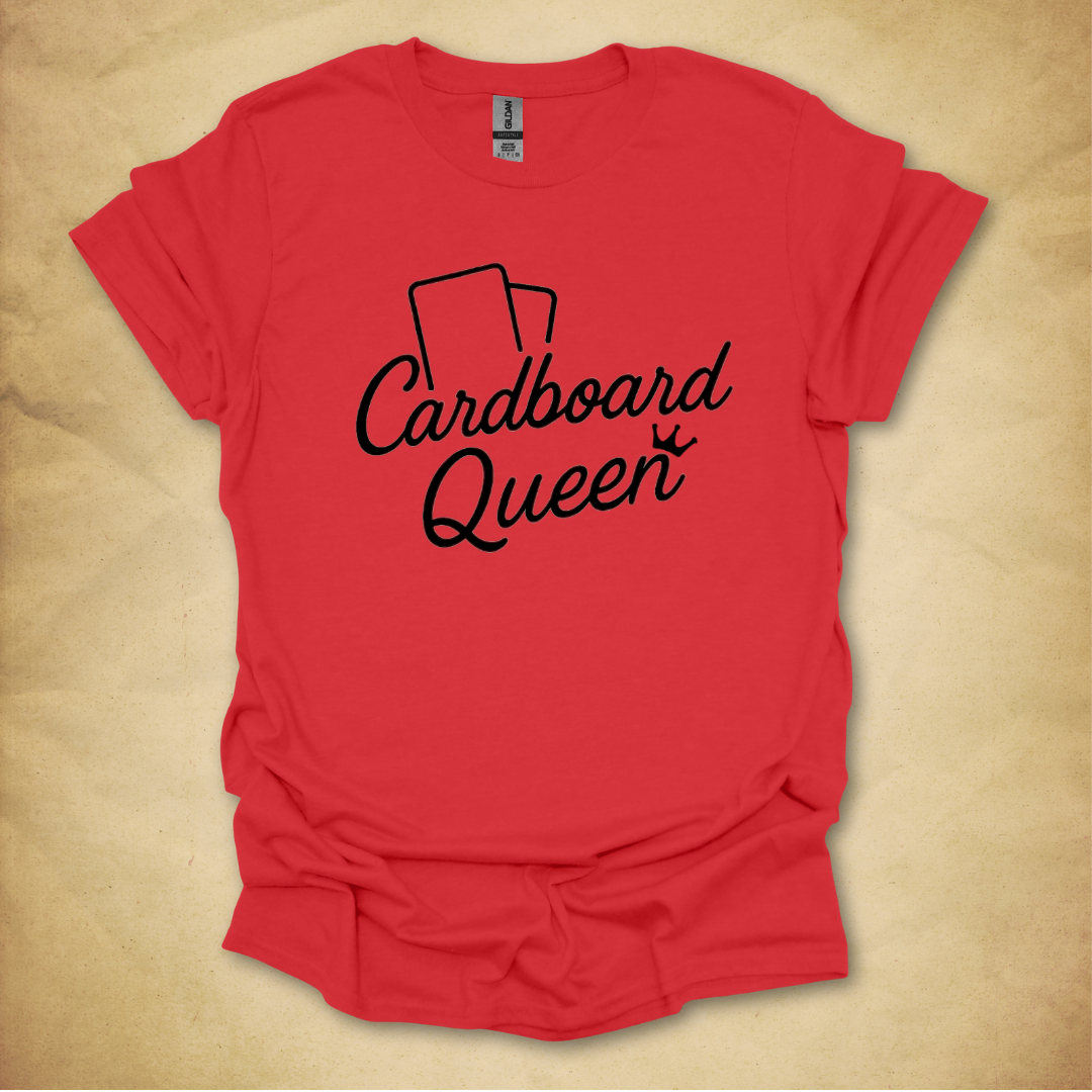 Cardboard Queen Script T-Shirt - Unisex Fit