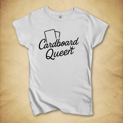 Cardboard Queen Script T-Shirt - Women's Fit