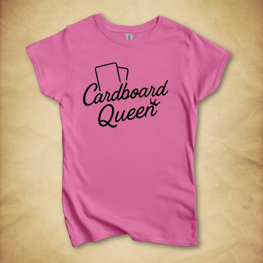 Cardboard Queen Script T-Shirt - Women's Fit