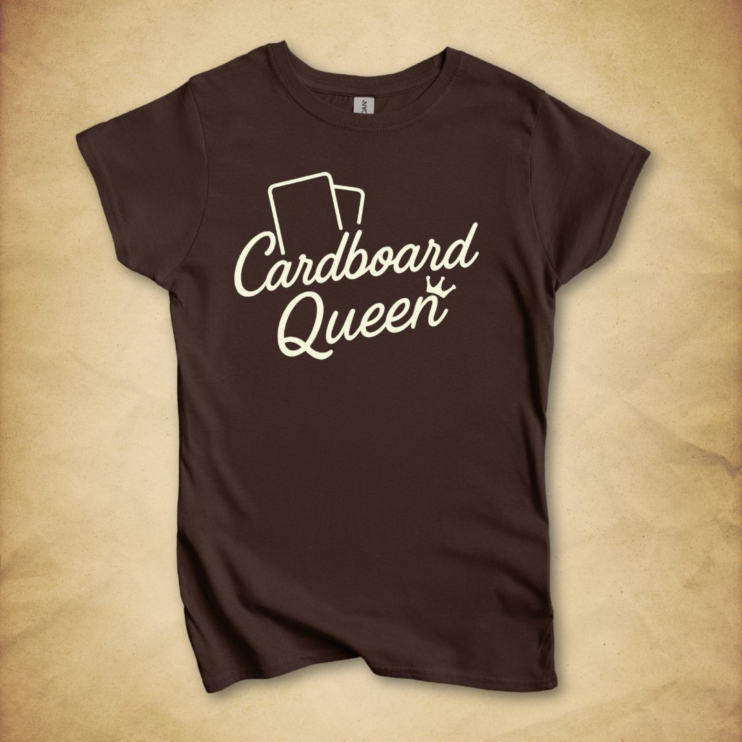 Cardboard Queen Script T-Shirt - Women's Fit