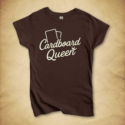 Cardboard Queen Script T-Shirt - Women's Fit