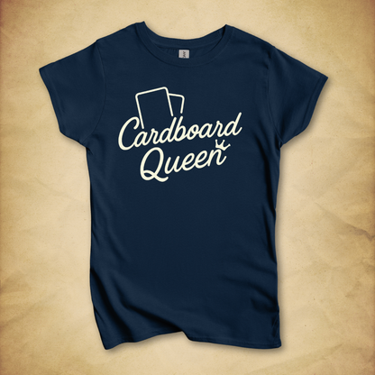 Cardboard Queen Script T-Shirt - Women's Fit