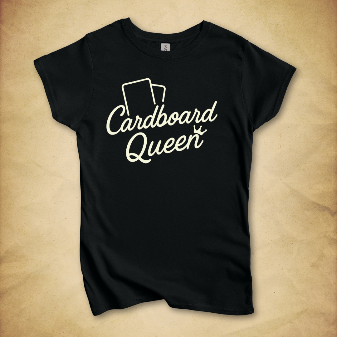 Cardboard Queen Script T-Shirt - Women's Fit