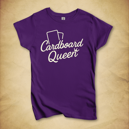 Cardboard Queen Script T-Shirt - Women's Fit