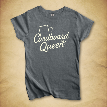 Cardboard Queen Script T-Shirt - Women's Fit